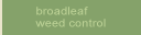 Broadleaf Weed Control